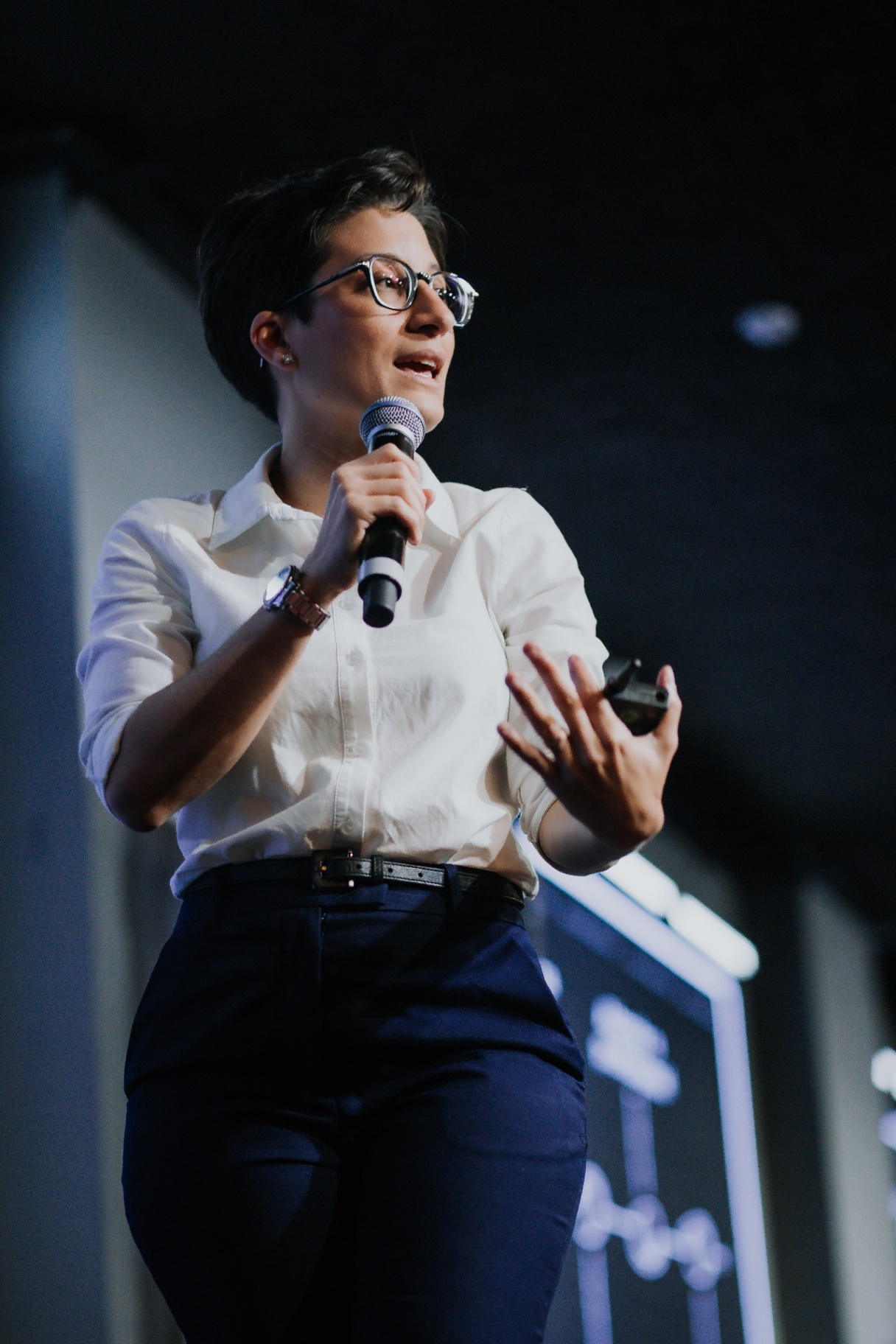 Paula Noleto no palco